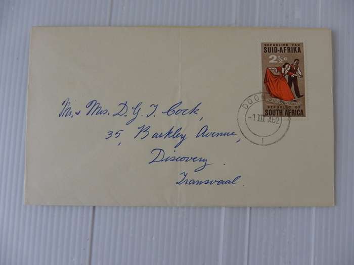 RSA (1962) -  50th Anniversary of "Volkspele" Private FDC