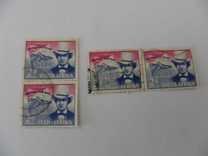 Union (1955) - Geloftefees Vertical and Horizontal Used Pairs