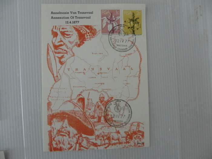 RSA (1977) - Annexation of Transvaal Illustrated Card