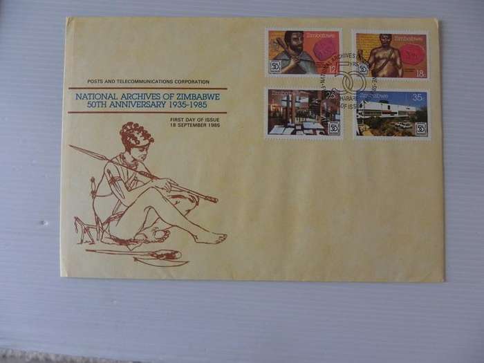 Zimbabwe (1985) - National Archives Illustrated FDC