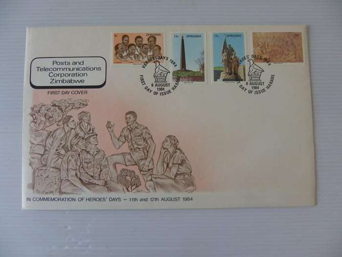 Zimbabwe (1984) - Commemoration of Heroes Day Illustrated FDC