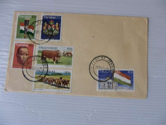 Transkei 1st Definitive Series (1976) - Private FDC