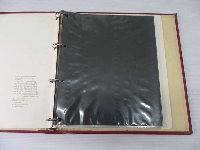 Red FDC Album for Large FDC's with 12 Pages