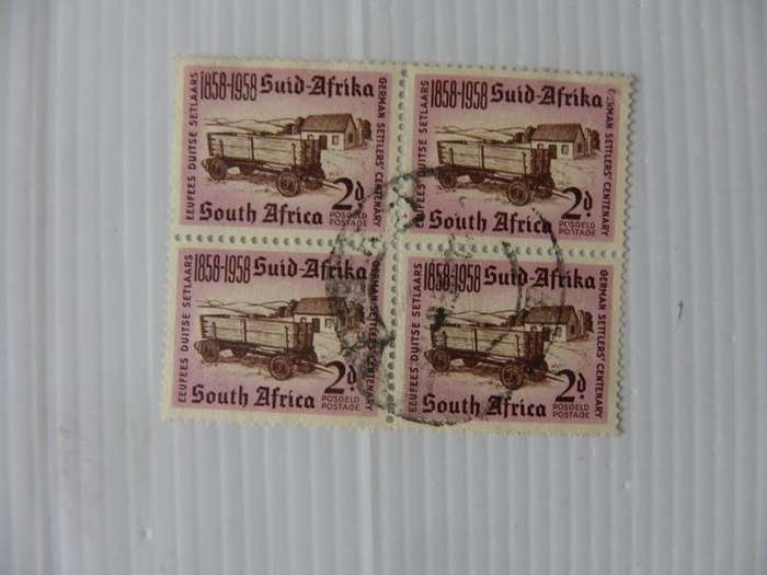 Union (1958) -  Centenary of the Arrival of German Settlers Used Block