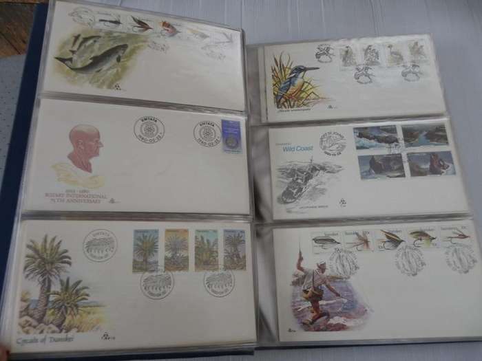Transkei FDC Series - Complete Set of FDC's in an Album - Valued @ R1150  (Read below)