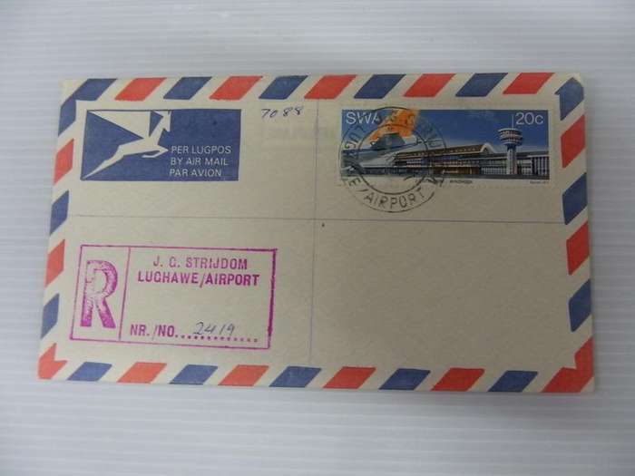 SWA 1.20 (1977) - Strijdom Airport Private FDC