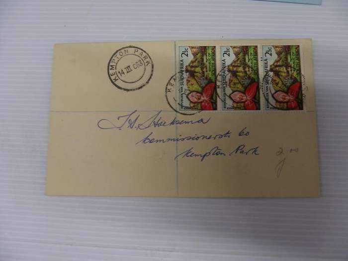 RSA (1963) -  Anniversary of  Kirstenbosch Private FDC
