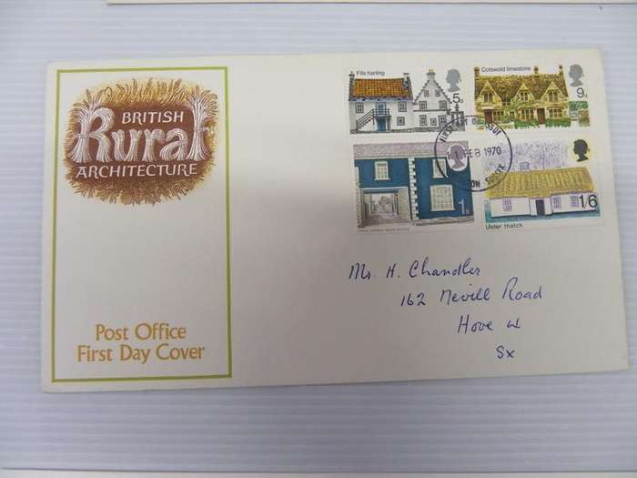 Great Britain (1970) - British Rural Architecture Illustrated FDC
