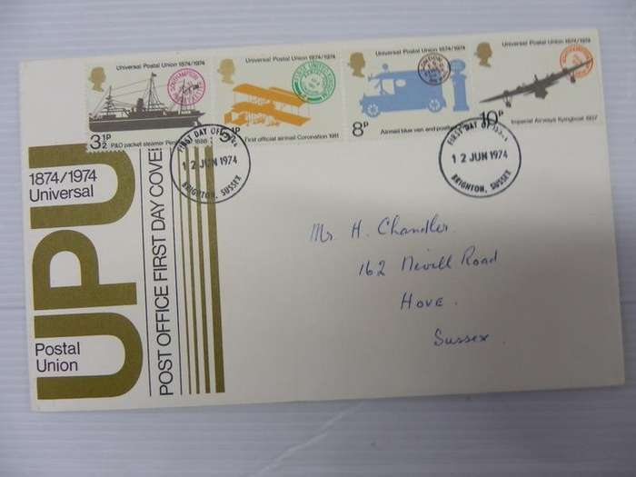 Great Britain (1974) - UPU Illustrated FDC