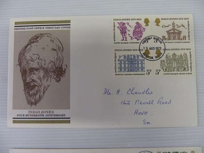 Great Britain (1973) - Inigo Jones Illustrated FDC