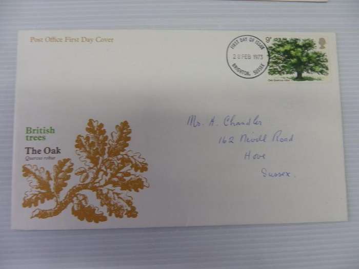 Great Britain (1973) - British Trees Illustrated FDC