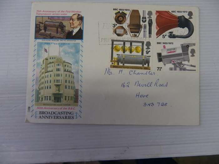 Great Britain (1972) - Broadcasting Anniversaries Illustrated FDC