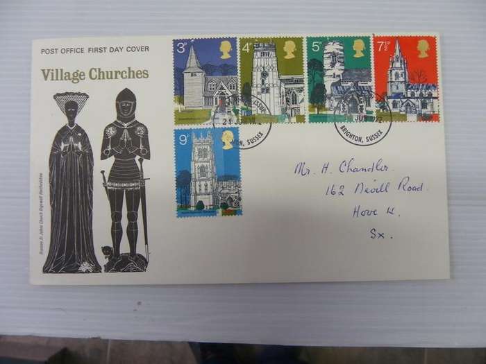 Great Britain (1972) - Village Churches Illustrated FDC