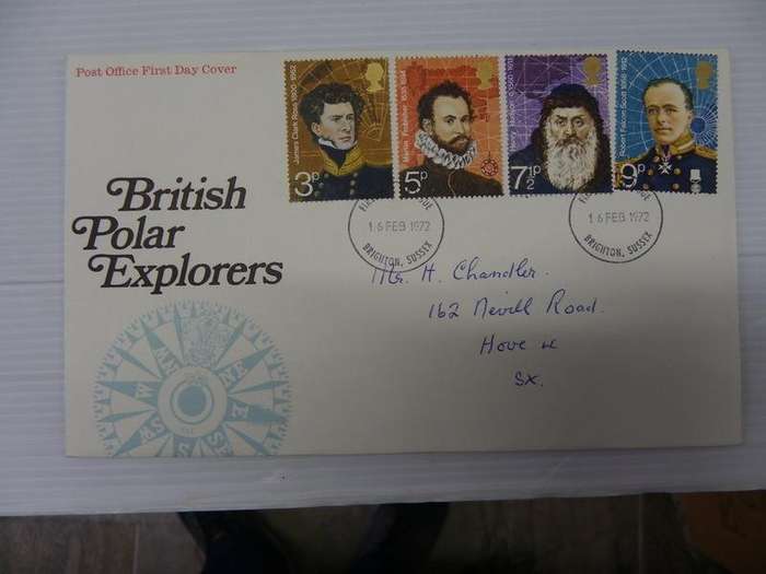 Great Britain (1972) - British Polar Explorers Illustrated FDC