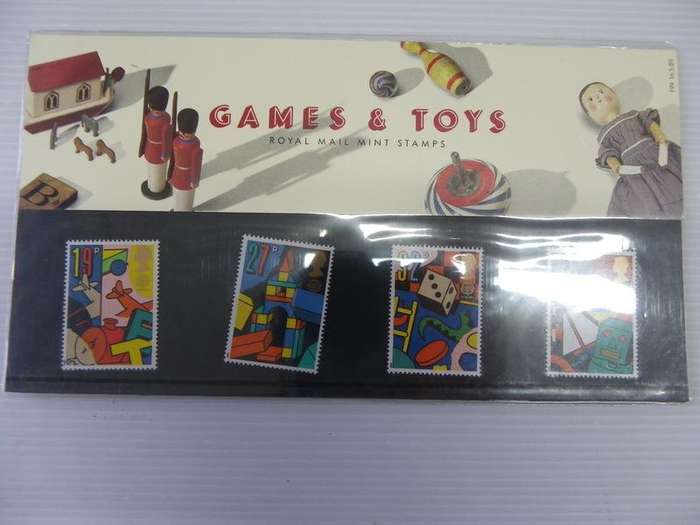 Great Britain (1989) - Games & Toys Royal Mail Presentation Pack