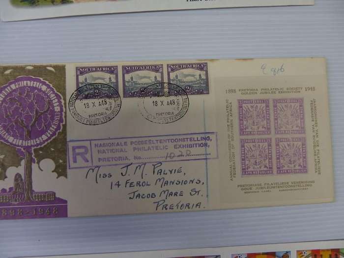 Union (1948) - Philatelic Exhibition Illustrated FDC