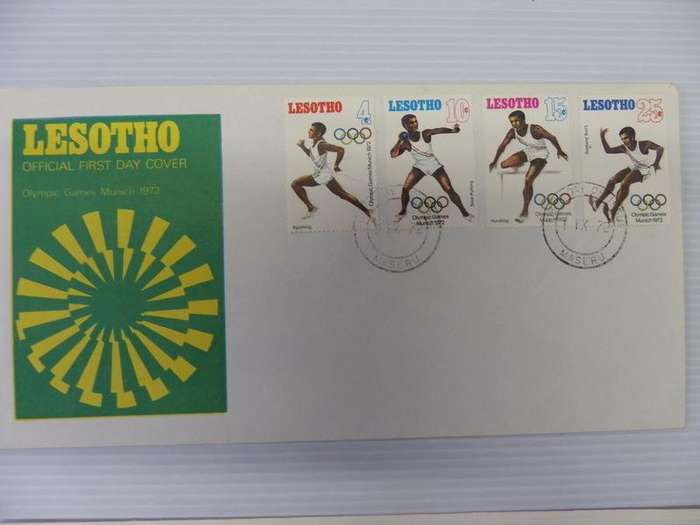 Lesotho (1972) - Olympic Games Illustrated FDC