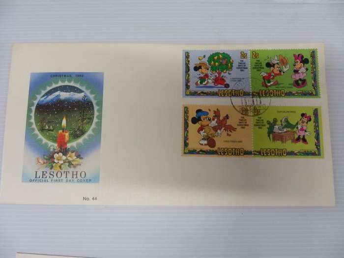 Lesotho (1982) - Christmas (Walt Disney) Illustrated FDC