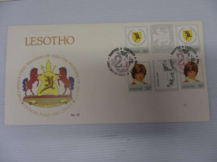 Lesotho (1982) - 21st Birthday of Princess Diana Illustrated FDC