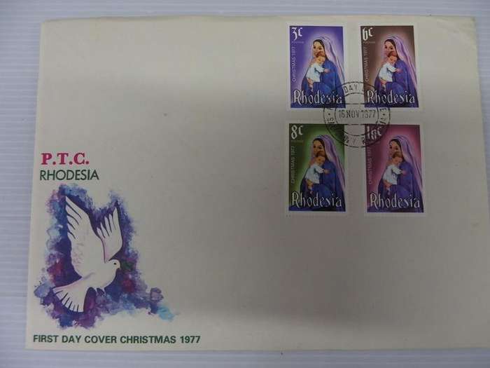 Rhodesia (1977) - Christmas Illustrated FDC