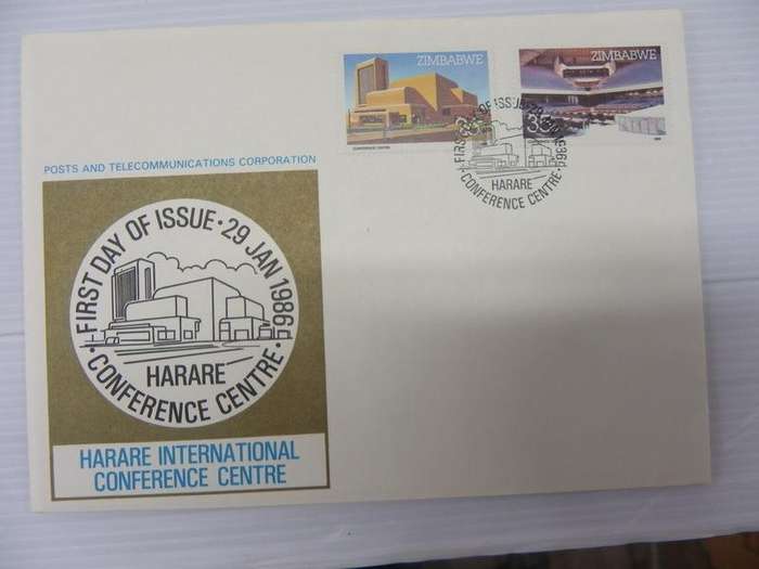Zimbabwe (1986) - Harare International Conference Centre Illustrated FDC