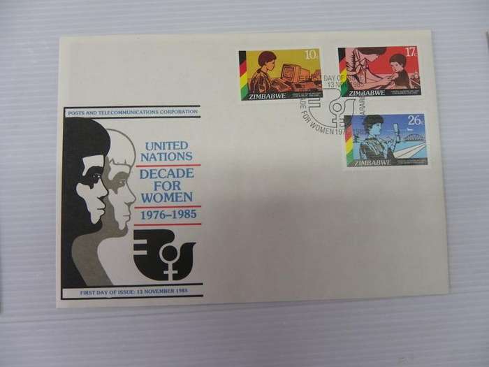 Zimbabwe (1985) - Decade for women Illustrated FDC