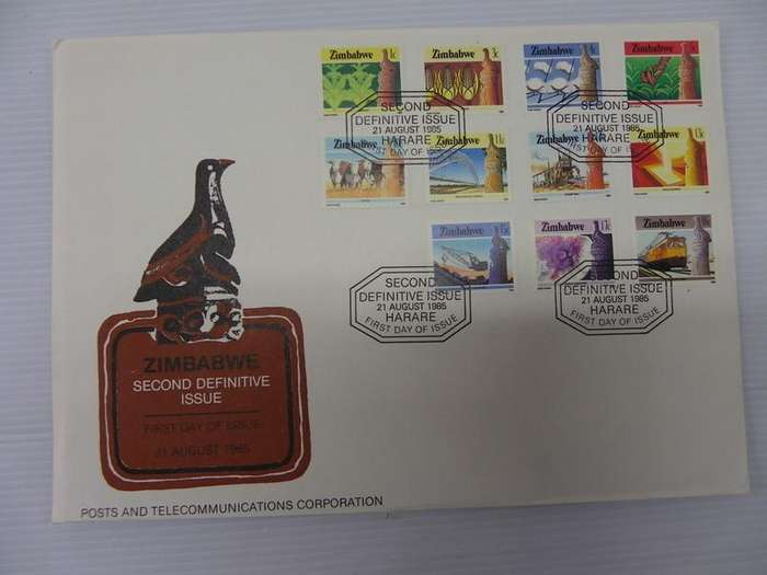 Zimbabwe 2nd Definitive (1985) - SAPO Issued Folder