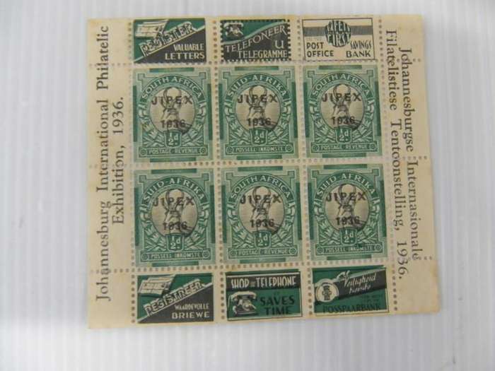 Union (1936) - 1/2 d JIPEX Mint Block