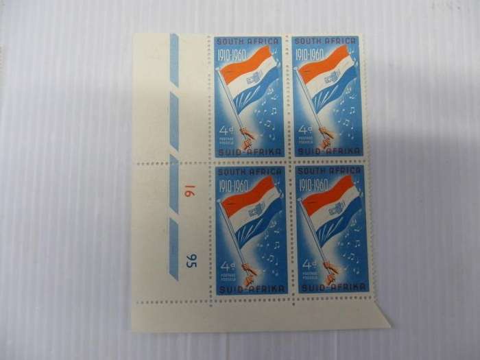 Union (1960) - 50th Anniversary of the Union 4d Mint Control Block