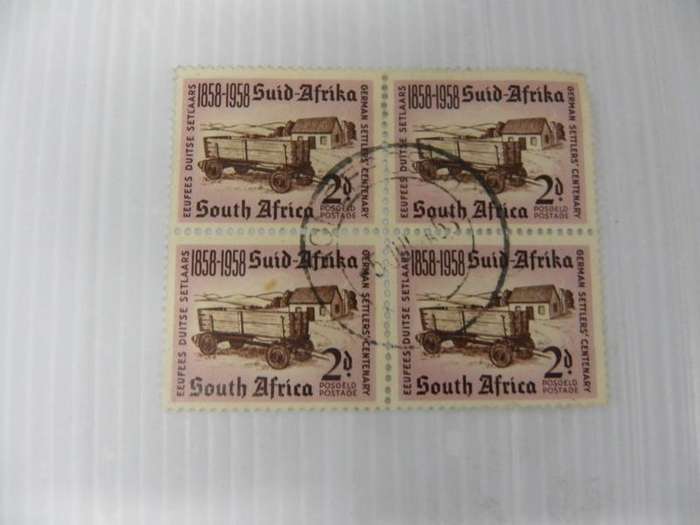 Union (1958) -  Centenary of the Arrival of German Settlers Used Block