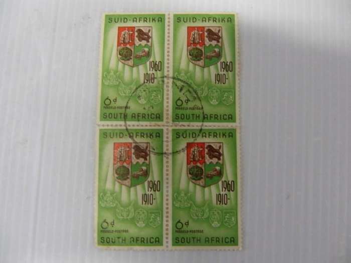 Union (1960) - 50th Anniversary of the Union 6d Used Block