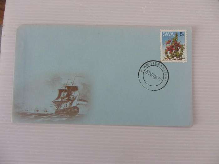 SWA (1977) - Private FDC with Walvisbay Cancel