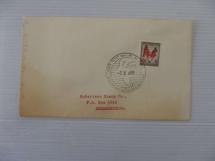 RSA (1966) - Letter with Cape point Cancel
