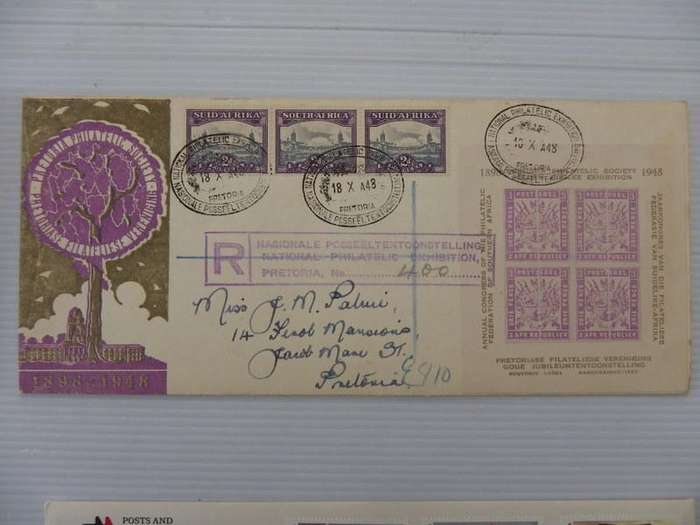 Union (1948) - Philatelic Exhibition Illustrated FDC