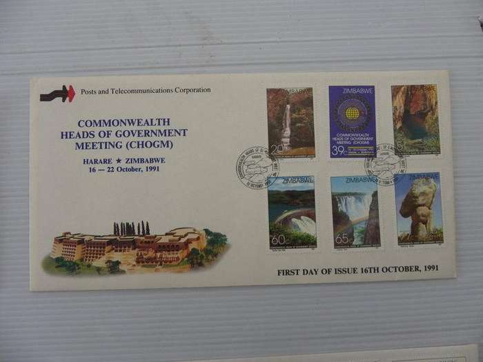 Zimbabwe (1991) - Commonwealth Heads of Government Meeting Illustrated FDC