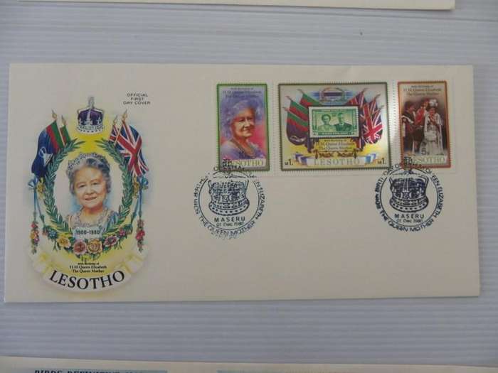 Lesotho (1980) - 80th Birthday of Queen Mother Illustrated FDC