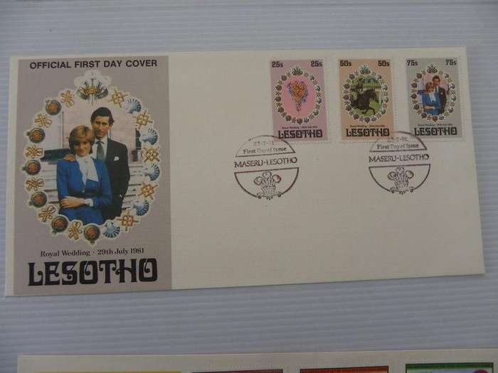 Lesotho (1981) - Royal Wedding Illustrated FDC