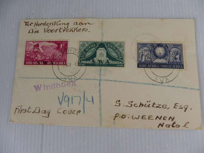 Union (1949) - Inauguration of the Voortrekker Monument Private FDC