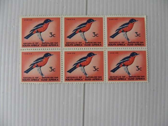 RSA 1st Definitive Series (1961) - 3c Mint Block