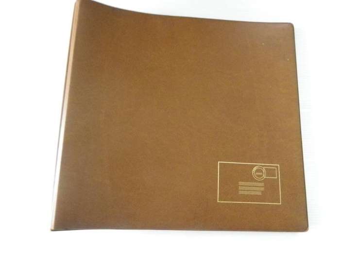 Brown Album for FDC's with 13 Pages and 2 Pockets