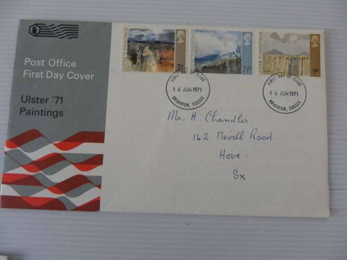 Great Britain (1971) - Ulster Paintings Illustrated FDC