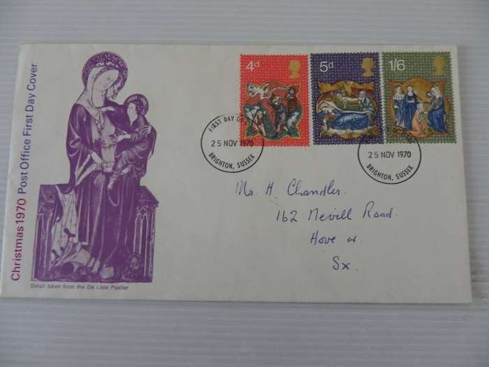 Great Britain (1970) - Christmas Illustrated FDC
