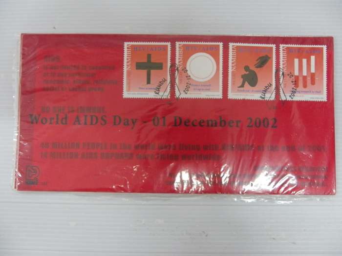 Namibia 3.35 (2002) - Health Care Aids Awareness Official FDC