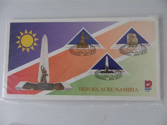 Namibia 3.39 (2003) - Heroes Acre Namibia Official FDC