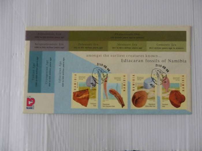Namibia 3.66 (2008) - Ediacaran Fossils Official FDC