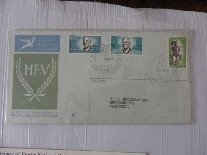 RSA 1.04 (1966) - Verwoerd Commemoration Official FDC