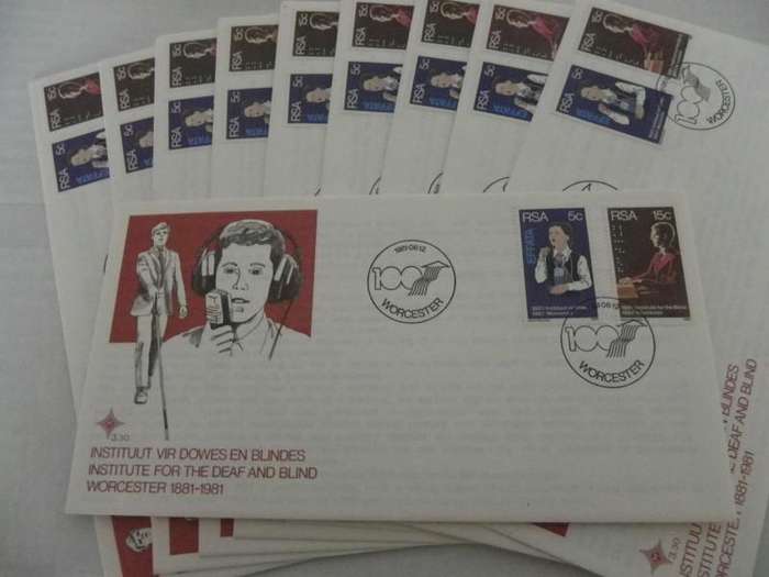 Excess Stock - RSA 3.30 FDC`s - Set of 10 FDC's (Bid per FDC to take all 10)