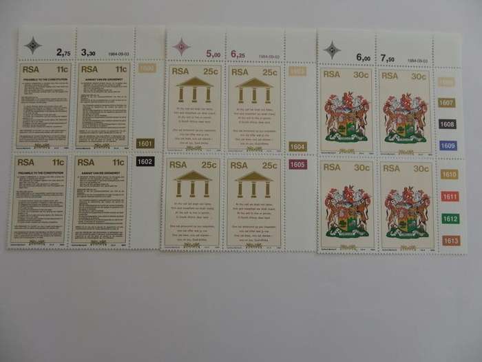 RSA 4.09s (1984) - New Constitution Mint Control Block Set