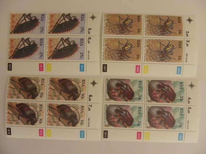 RSA 4.20 (1987) - SA Beetles Mint Control Block Set