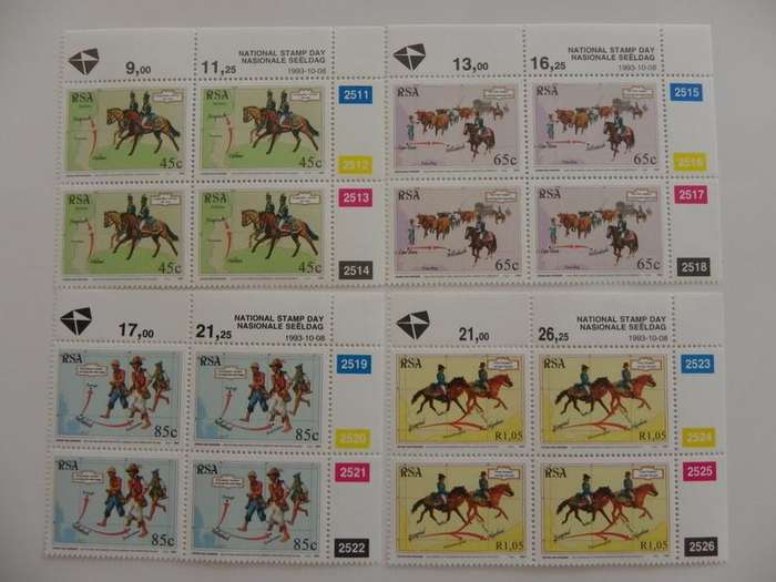 RSA 5.24 (1993) - National Stamp Mint Control Block Set